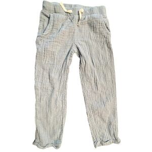 Carters Light Blue Gauze Pants 4T